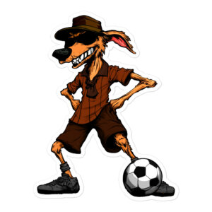 Australian Shepherd Fussball Aufkleber