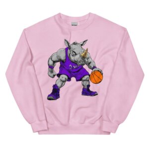 Basketball Nashorn Frauen Pullover Hellpink