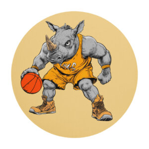Basketball Nashorn Mausmatte