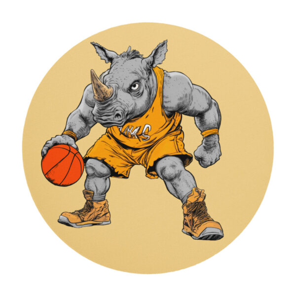 Basketball Nashorn Mausmatte
