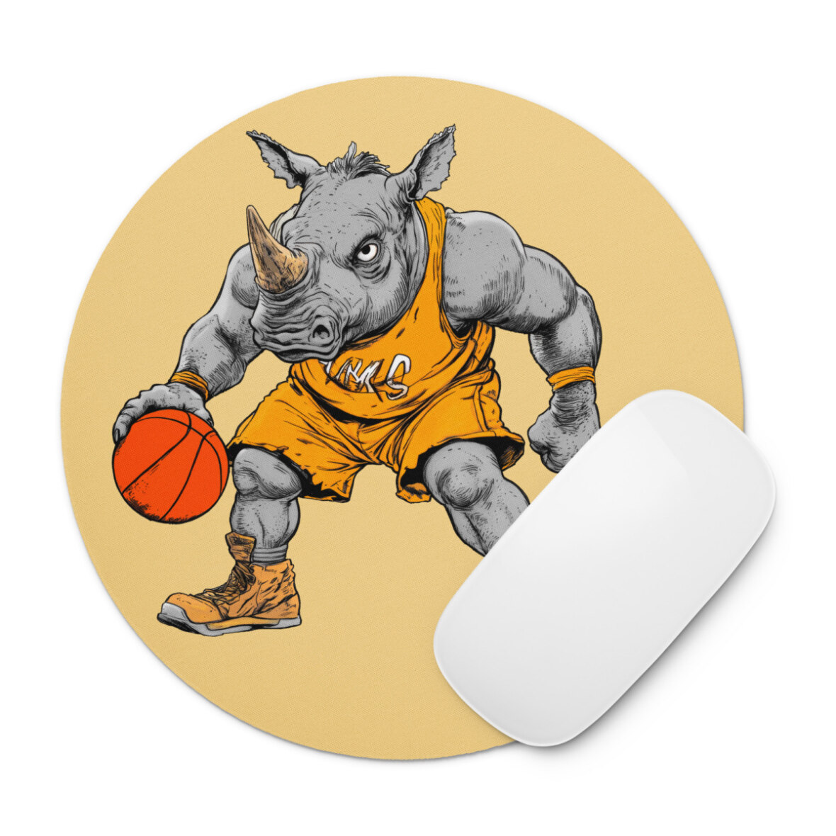 Basketball Nashorn Mausmatte