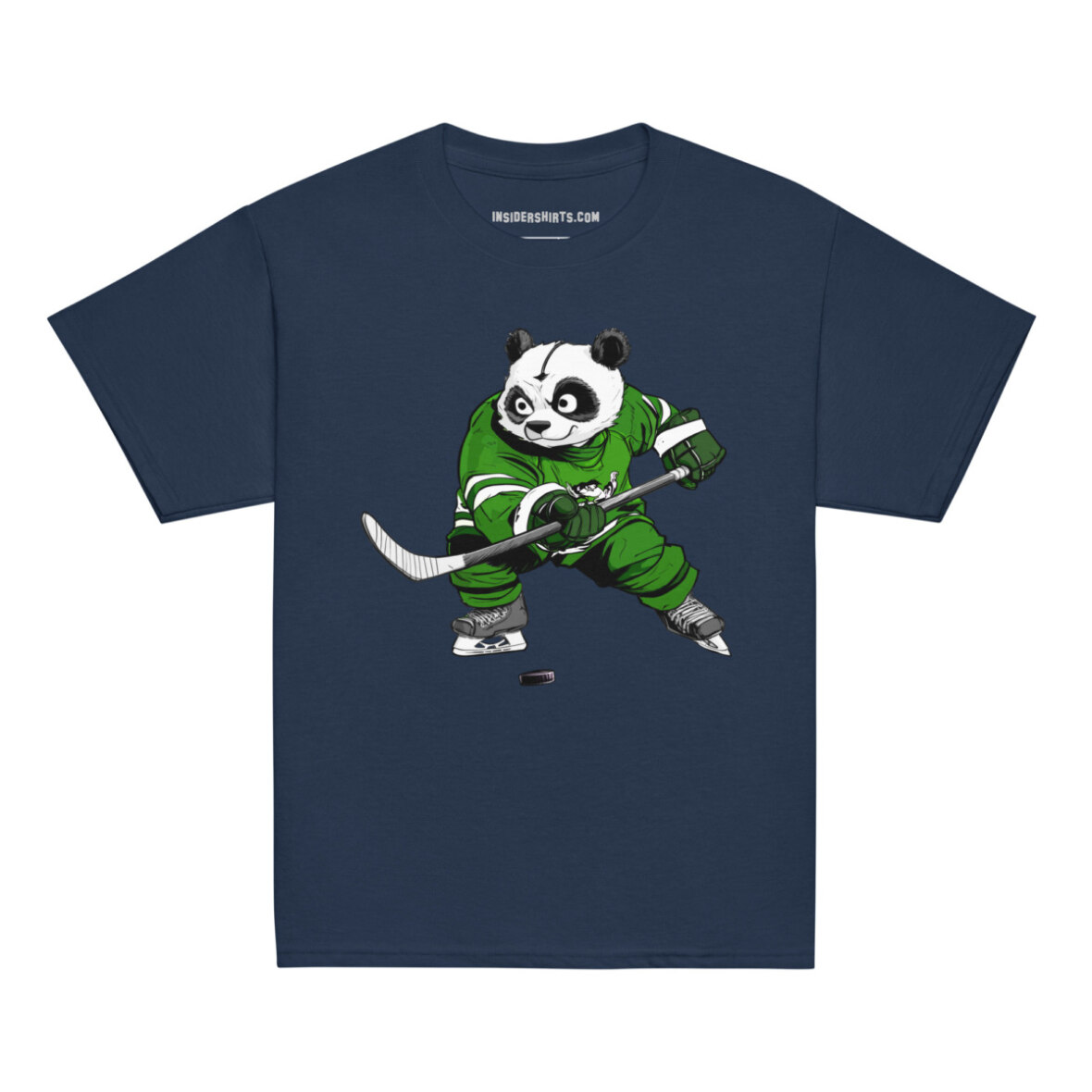 Eishockey Panda Kinder T Shirt