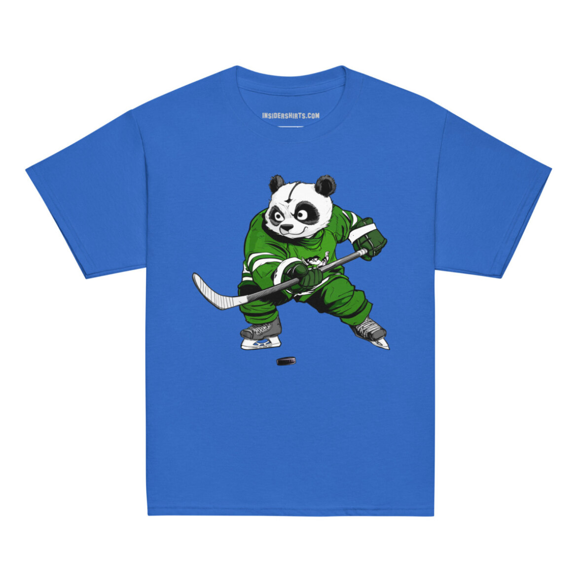 Eishockey Panda Kinder T Shirt