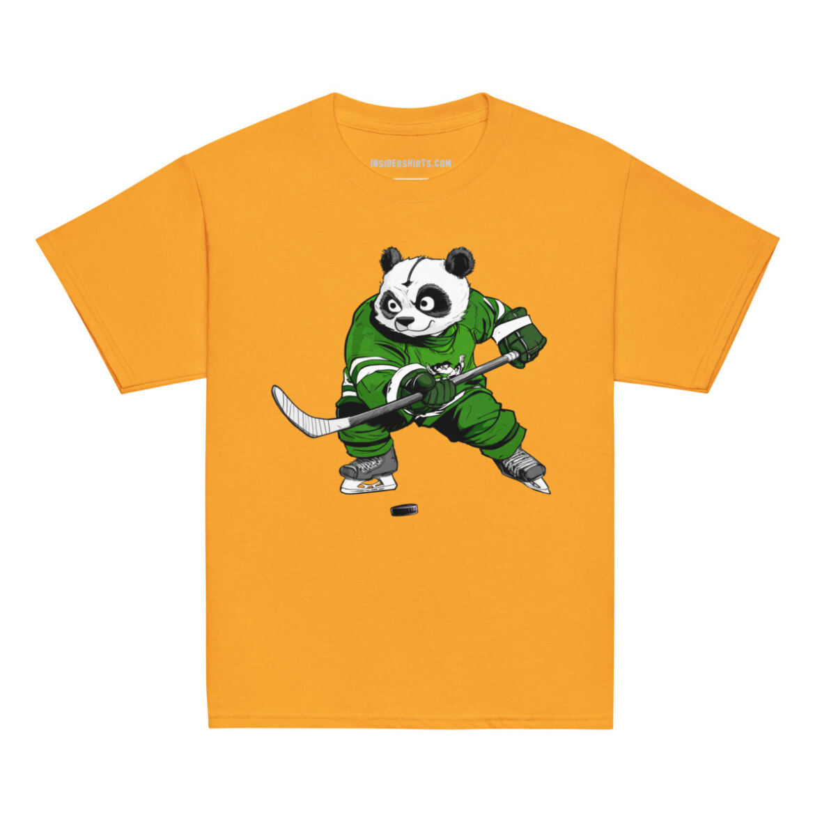Eishockey Panda Kinder T Shirt