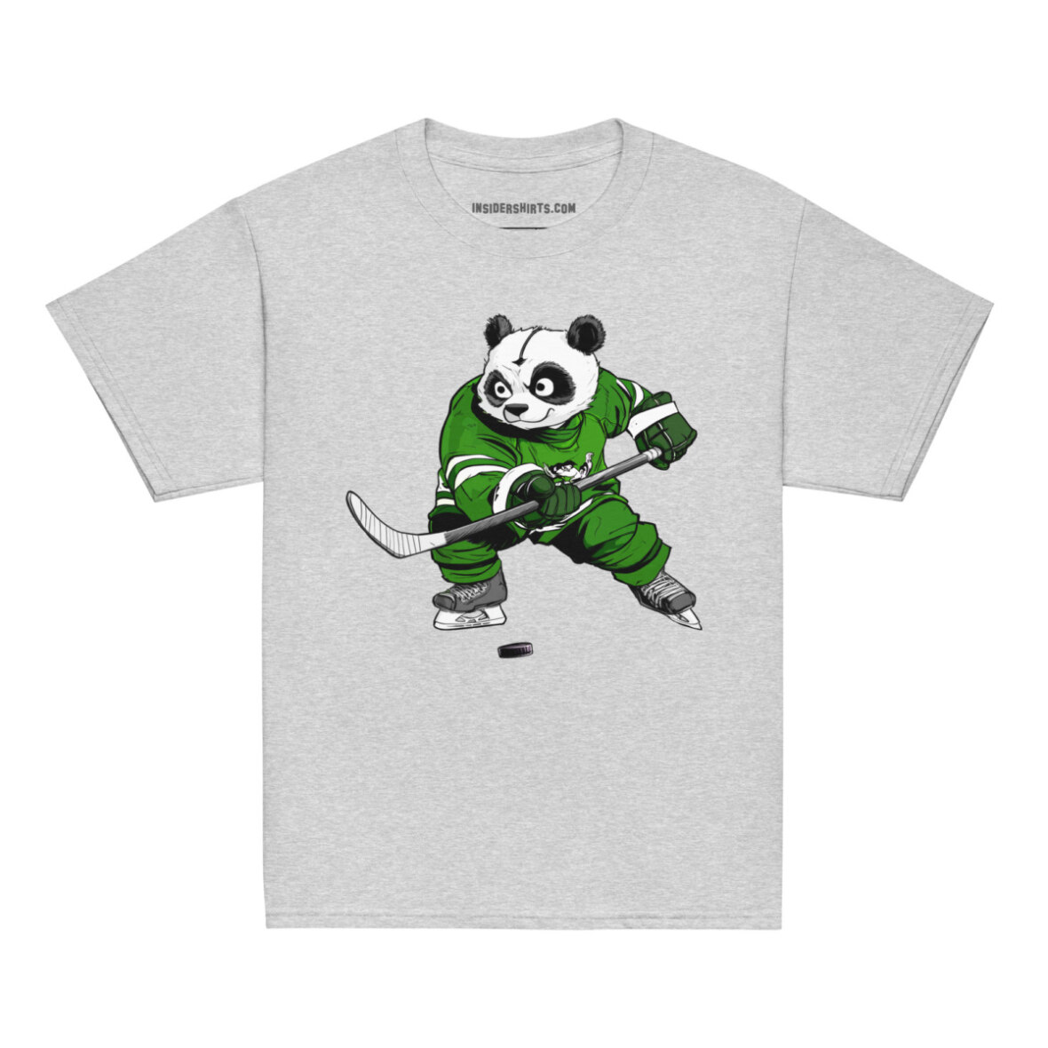 Eishockey Panda Kinder T Shirt