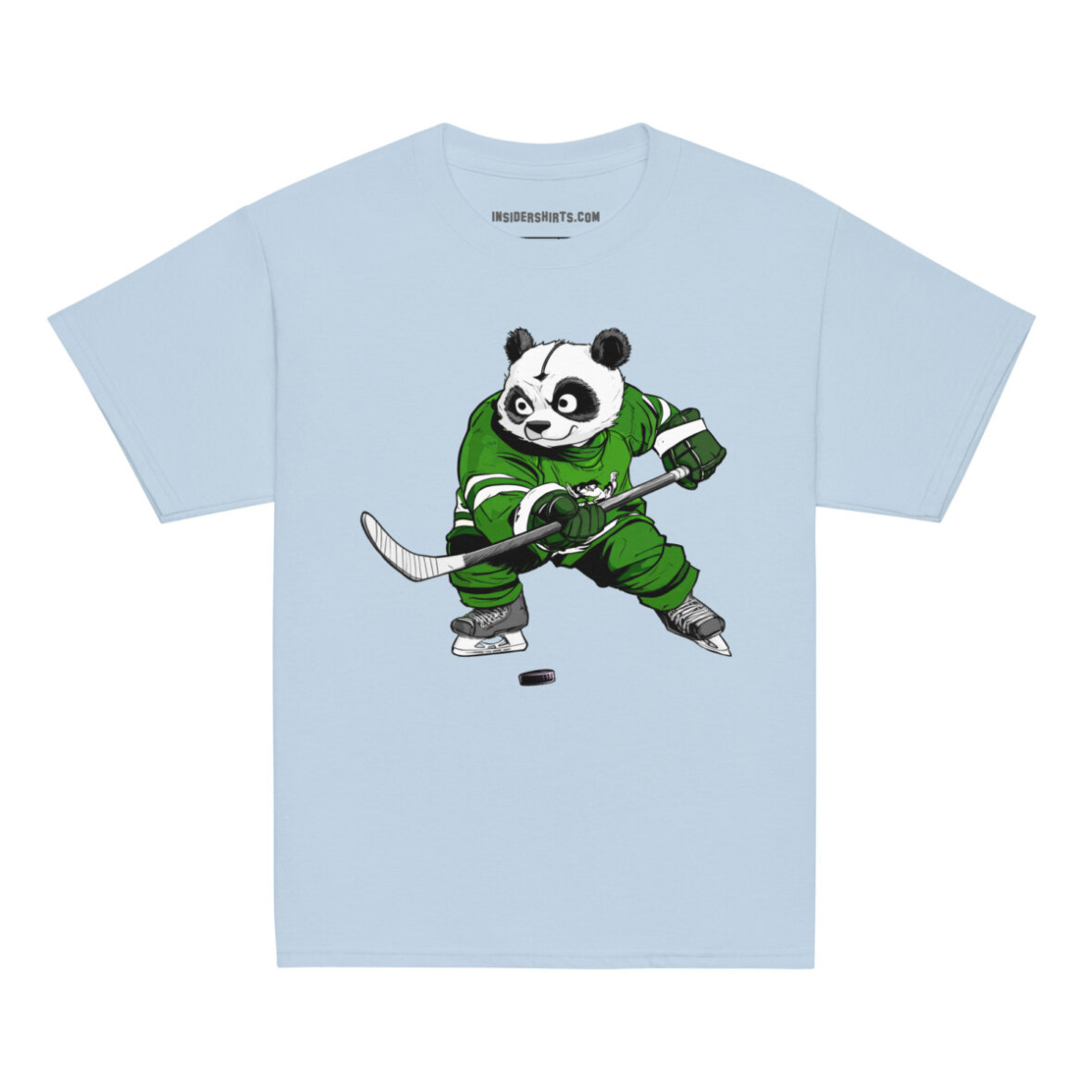 Eishockey Panda Kinder T Shirt