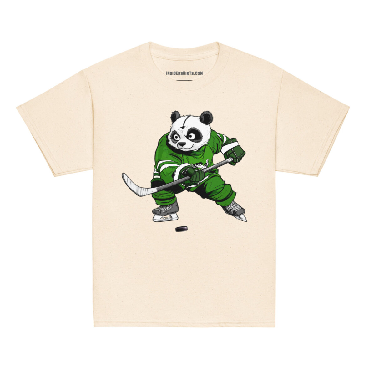 Eishockey Panda Kinder T Shirt
