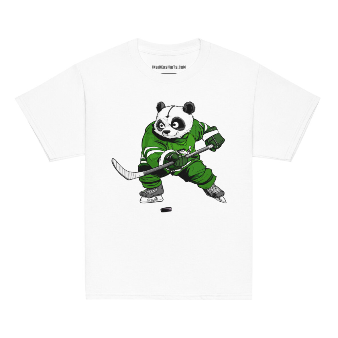 Eishockey Panda Kinder T Shirt