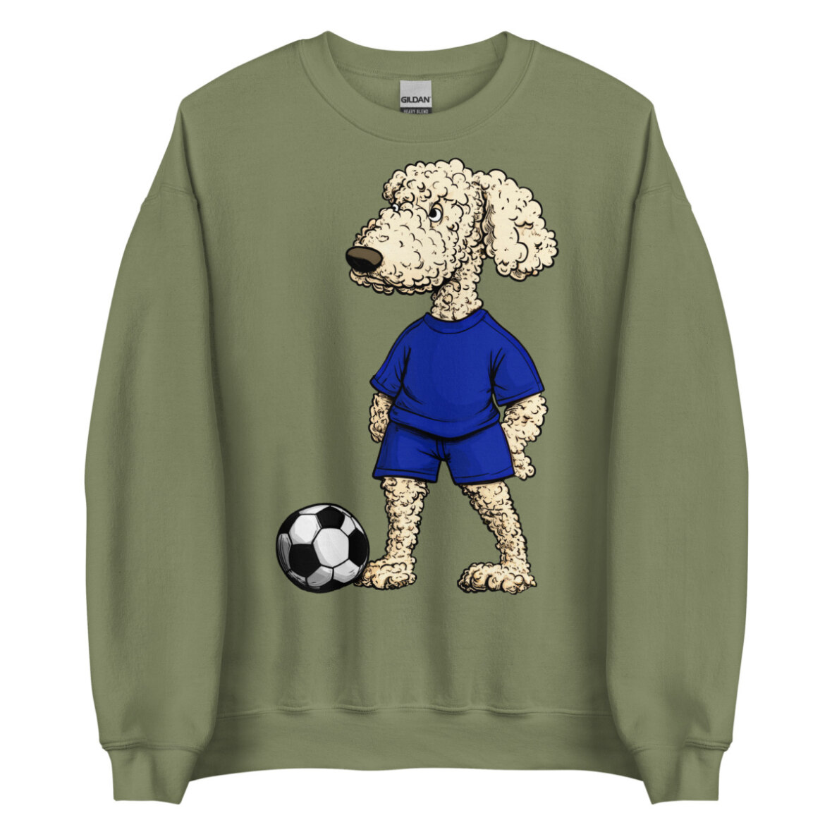 Fussballer Pudel Maenner Pullover