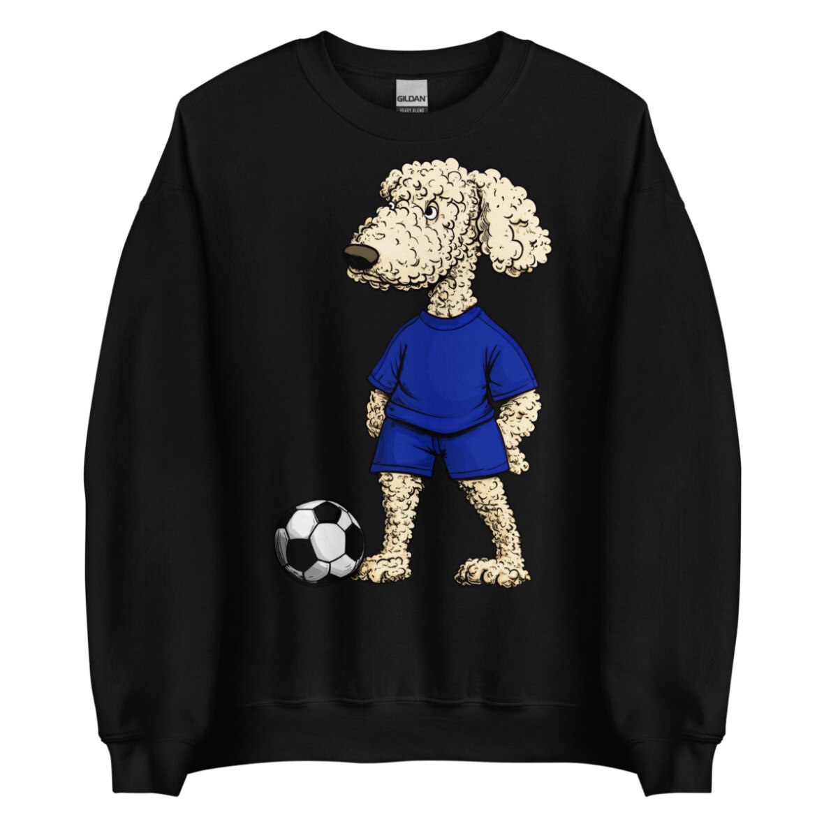 Fussballer Pudel Maenner Pullover