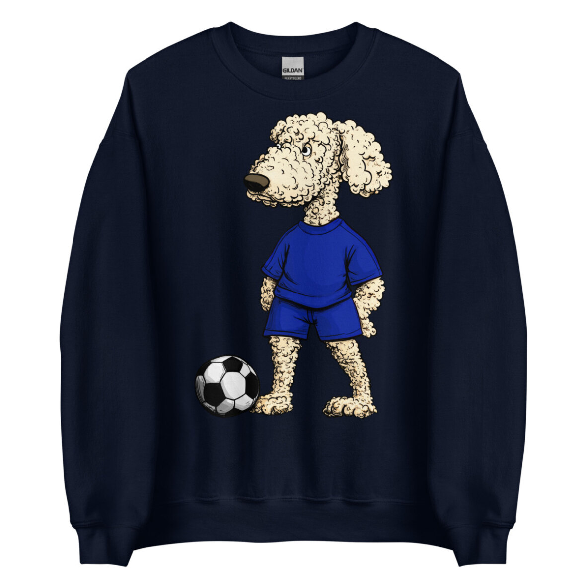 Fussballer Pudel Maenner Pullover