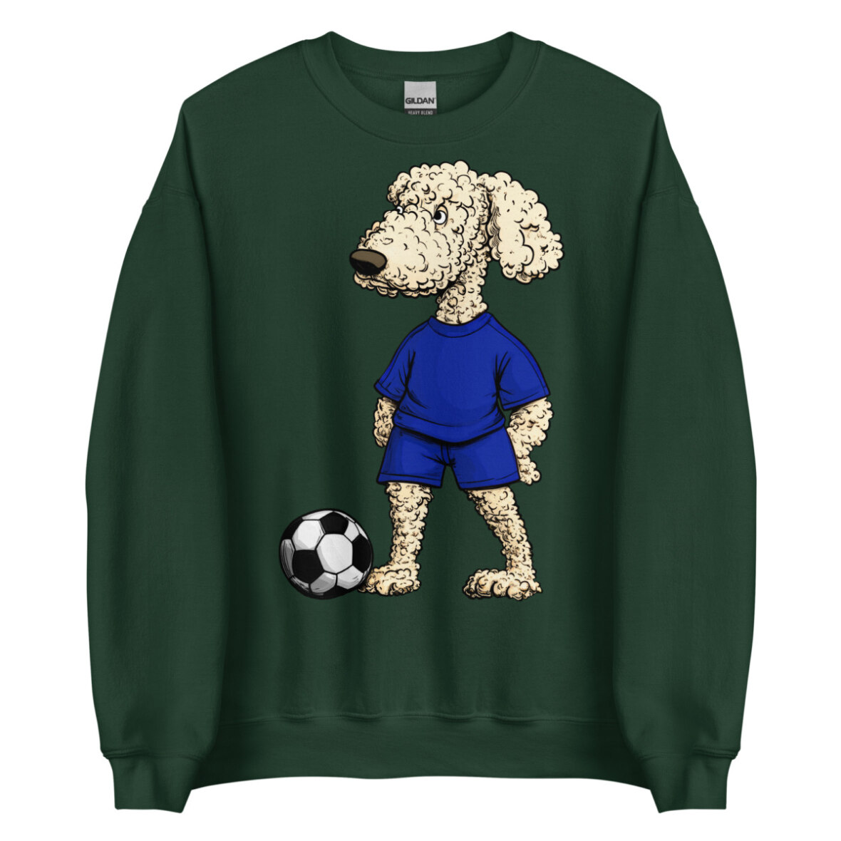 Fussballer Pudel Maenner Pullover