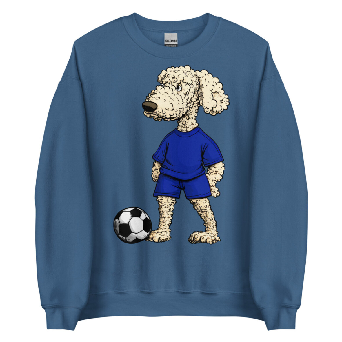 Fussballer Pudel Maenner Pullover