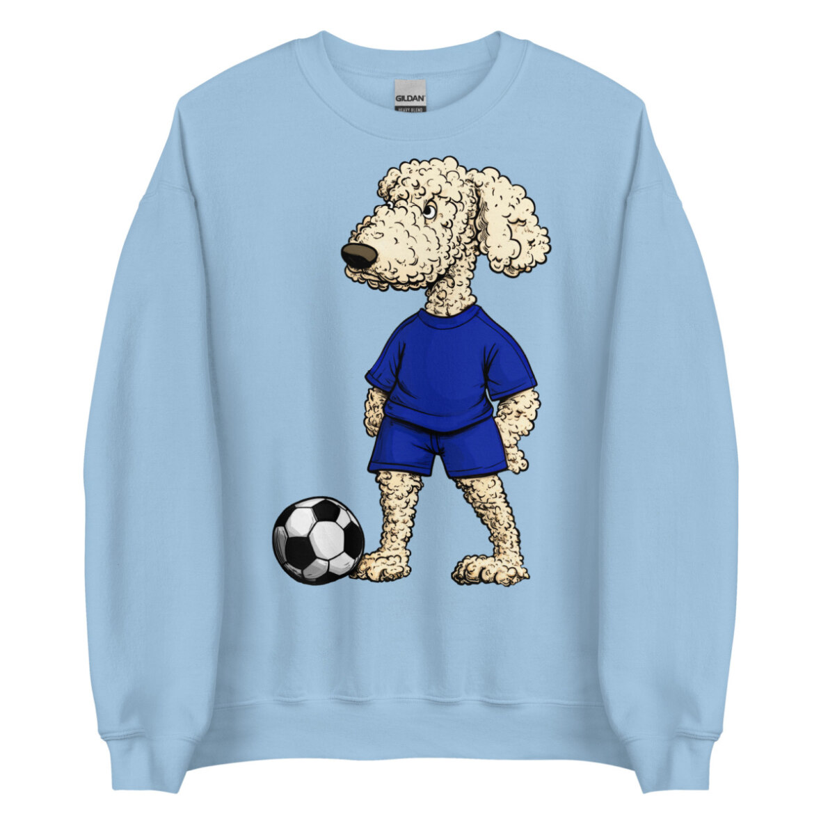 Fussballer Pudel Maenner Pullover