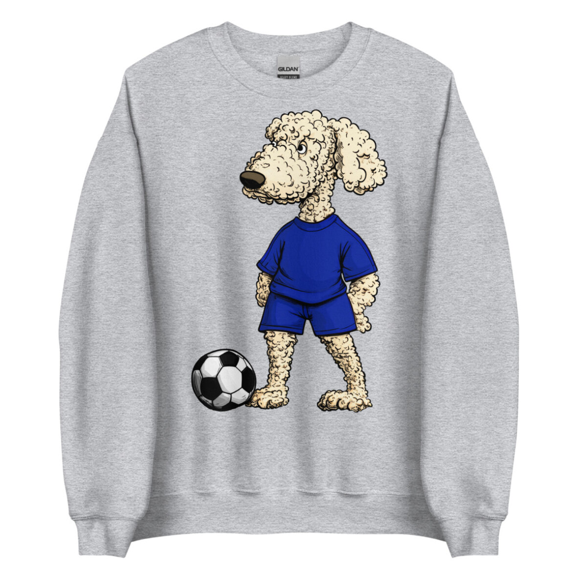 Fussballer Pudel Maenner Pullover