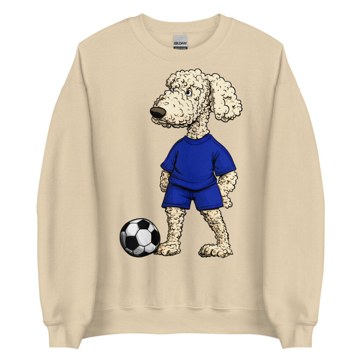 Fussballer Pudel Maenner Pullover
