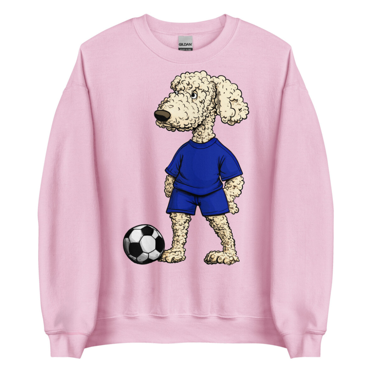 Fussballer Pudel Maenner Pullover