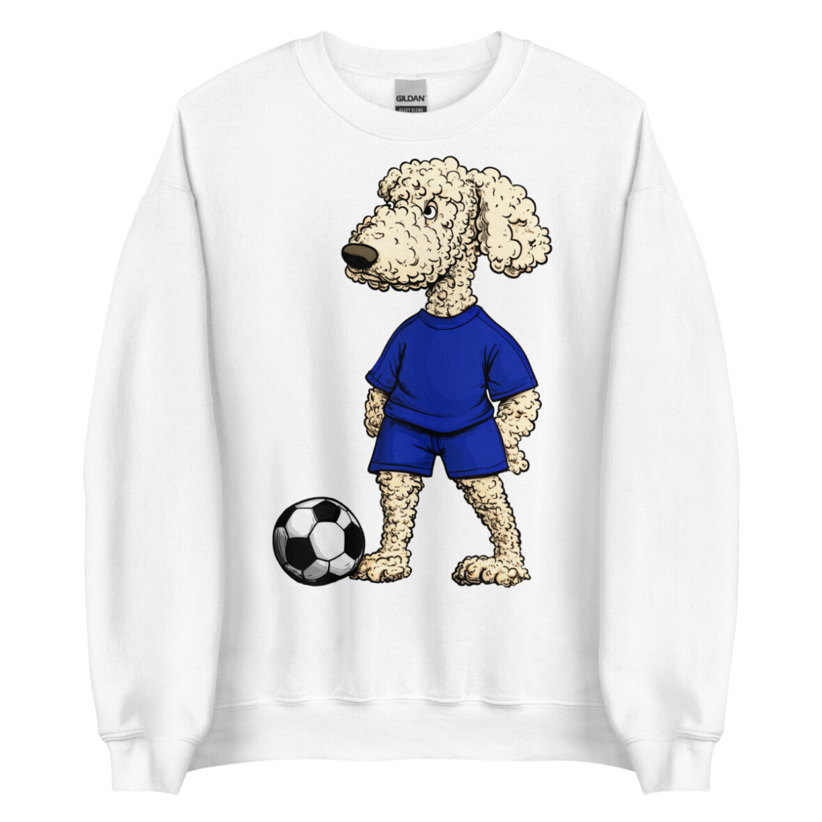 Fussballer Pudel Maenner Pullover