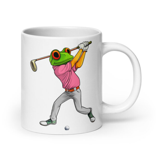 Golf Frosch Tasse