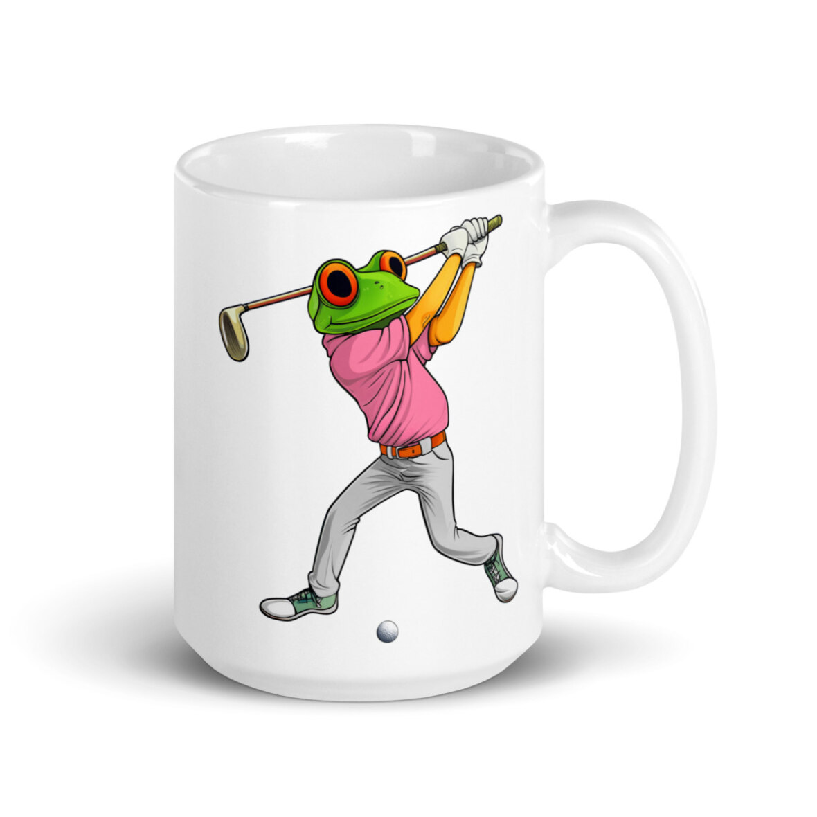 Golf Frosch Tasse