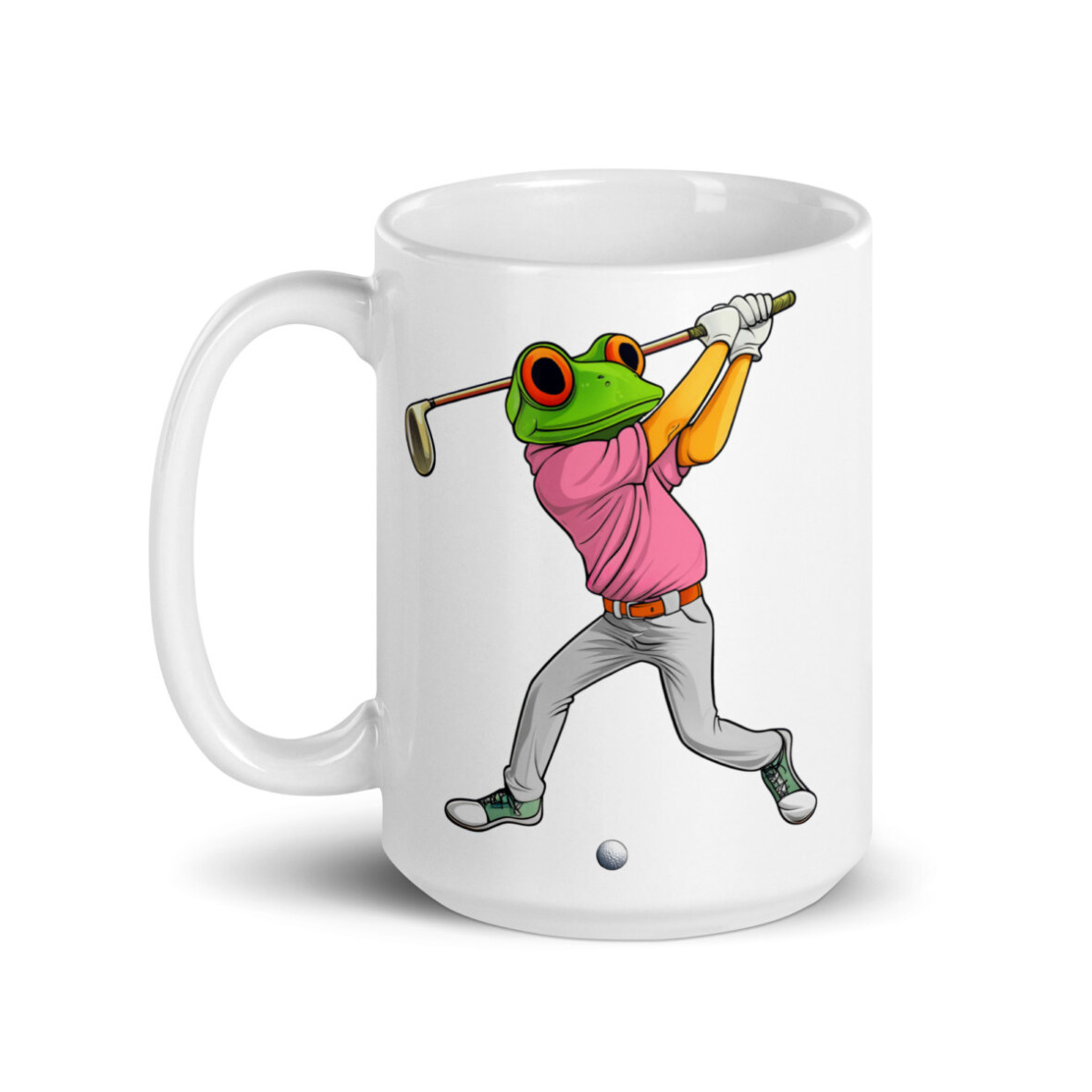 Golf Frosch Tasse