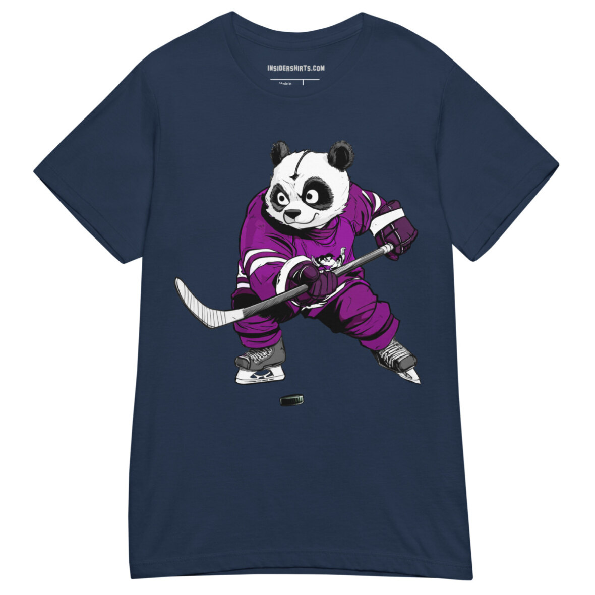 Pandabaeren Hockey Frauen T Shirt Navy