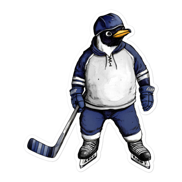 Pinguin Hockey Aufkleber