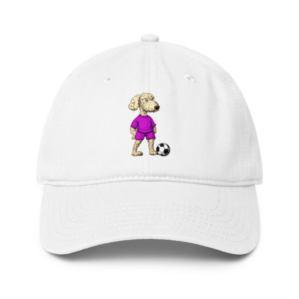 Pudel Fussball Baseball Cap Dunkelgruen