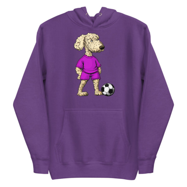 Pudel Fussball Frauen Kapuzenpulli