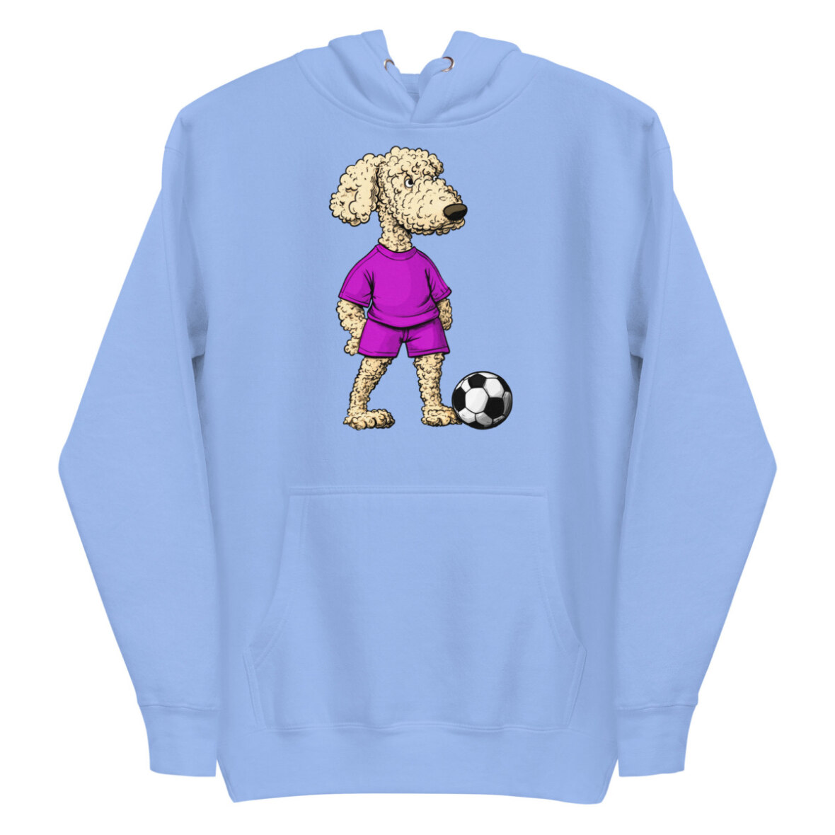 Pudel Fussball Frauen Kapuzenpulli