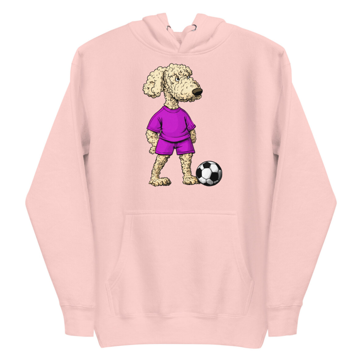 Pudel Fussball Frauen Kapuzenpulli