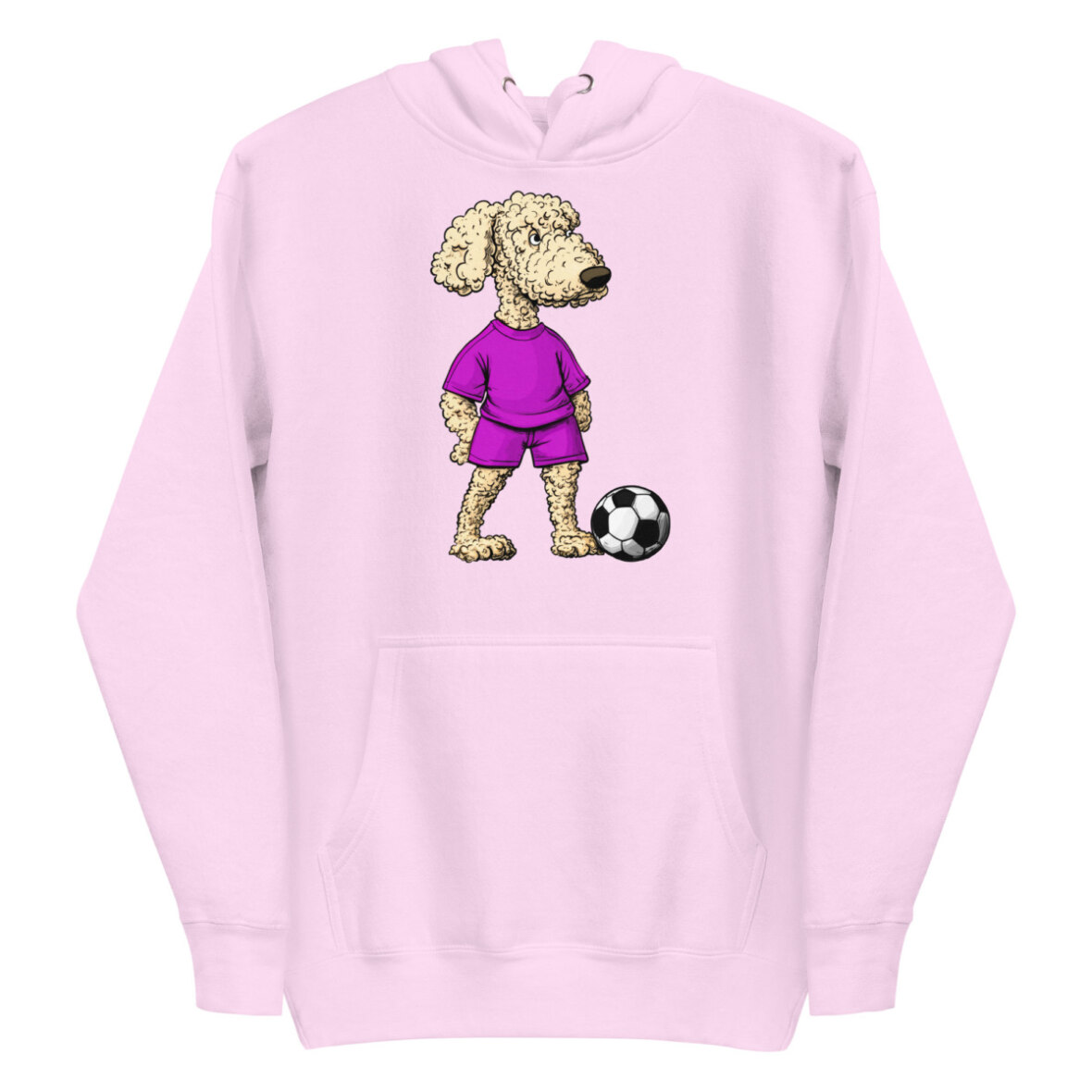 Pudel Fussball Frauen Kapuzenpulli