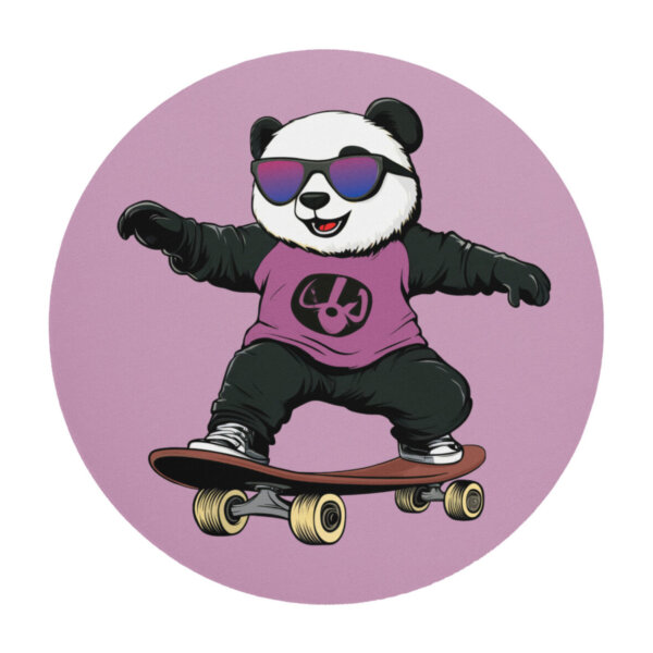 Skater Pandabaer Mausmatte