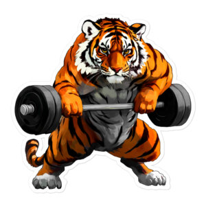 Starker Tiger Aufkleber