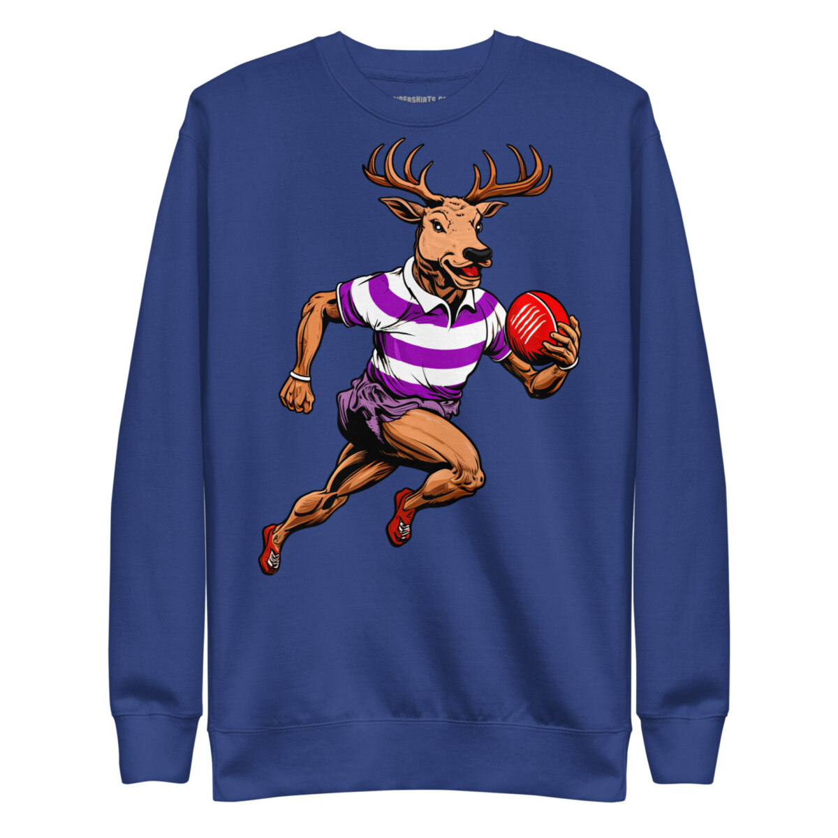 Rugby Hirsch Frauen Pullover Team Royal