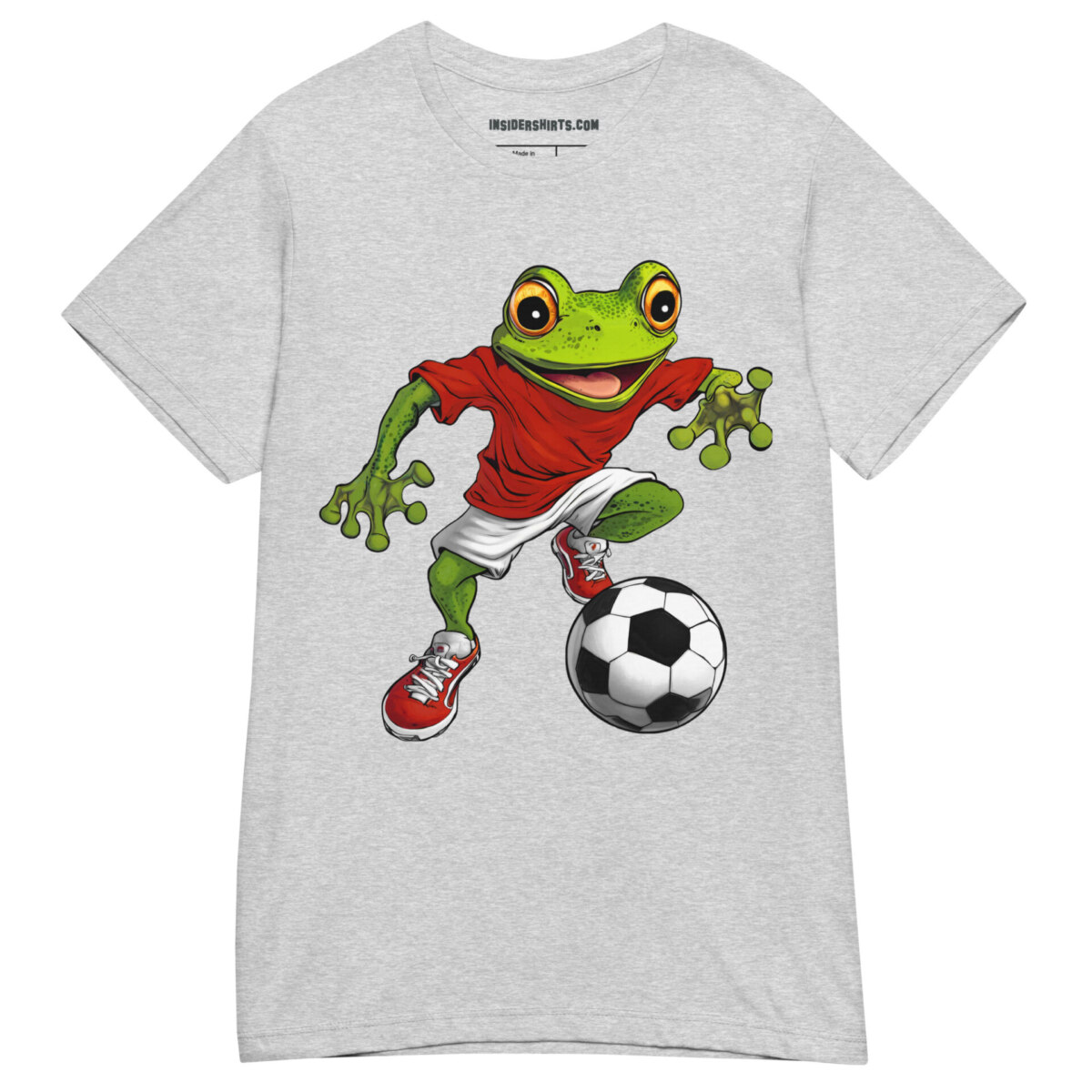 Fussballer Frosch Frauen T Shirt Rs Sport Grey