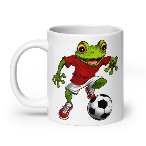 Fussballer Frosch Tasse
