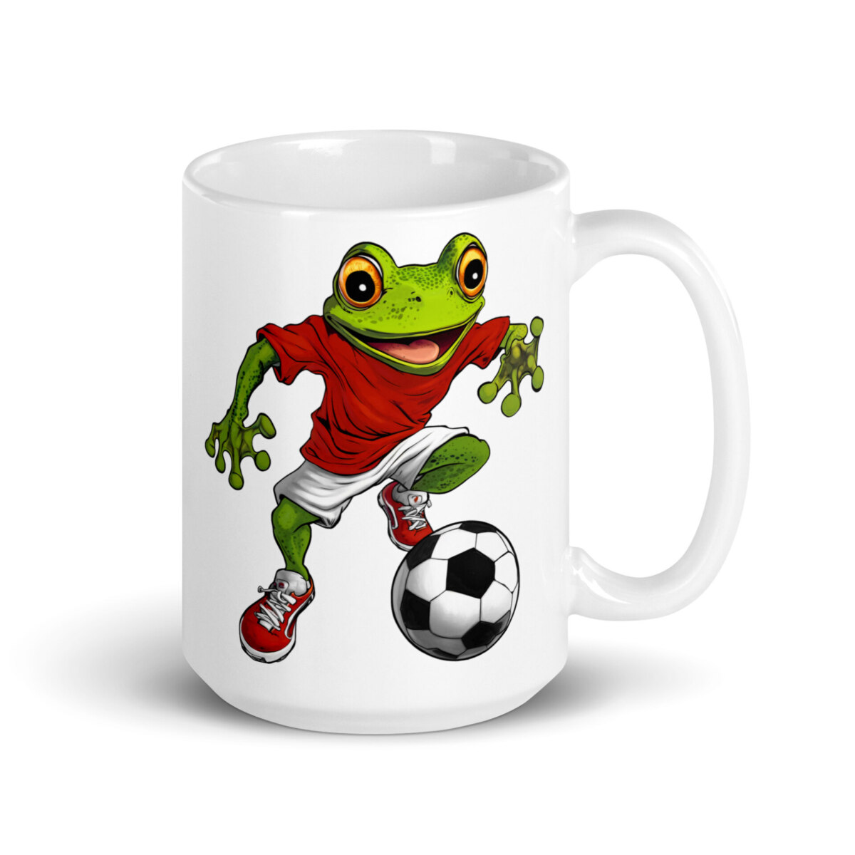 Fussballer Frosch Tasse