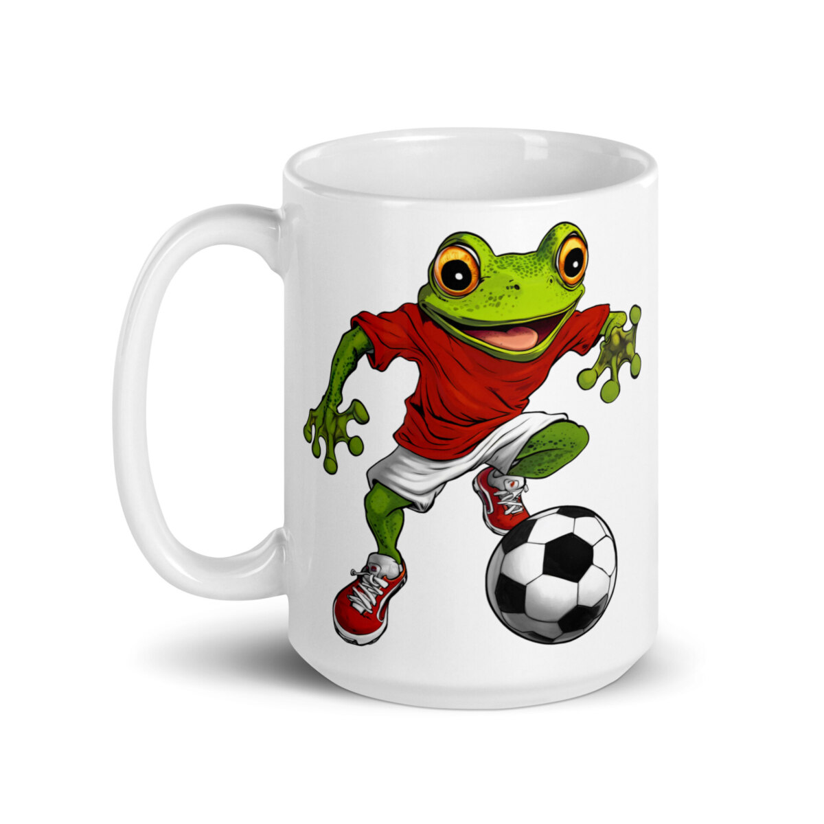 Fussballer Frosch Tasse