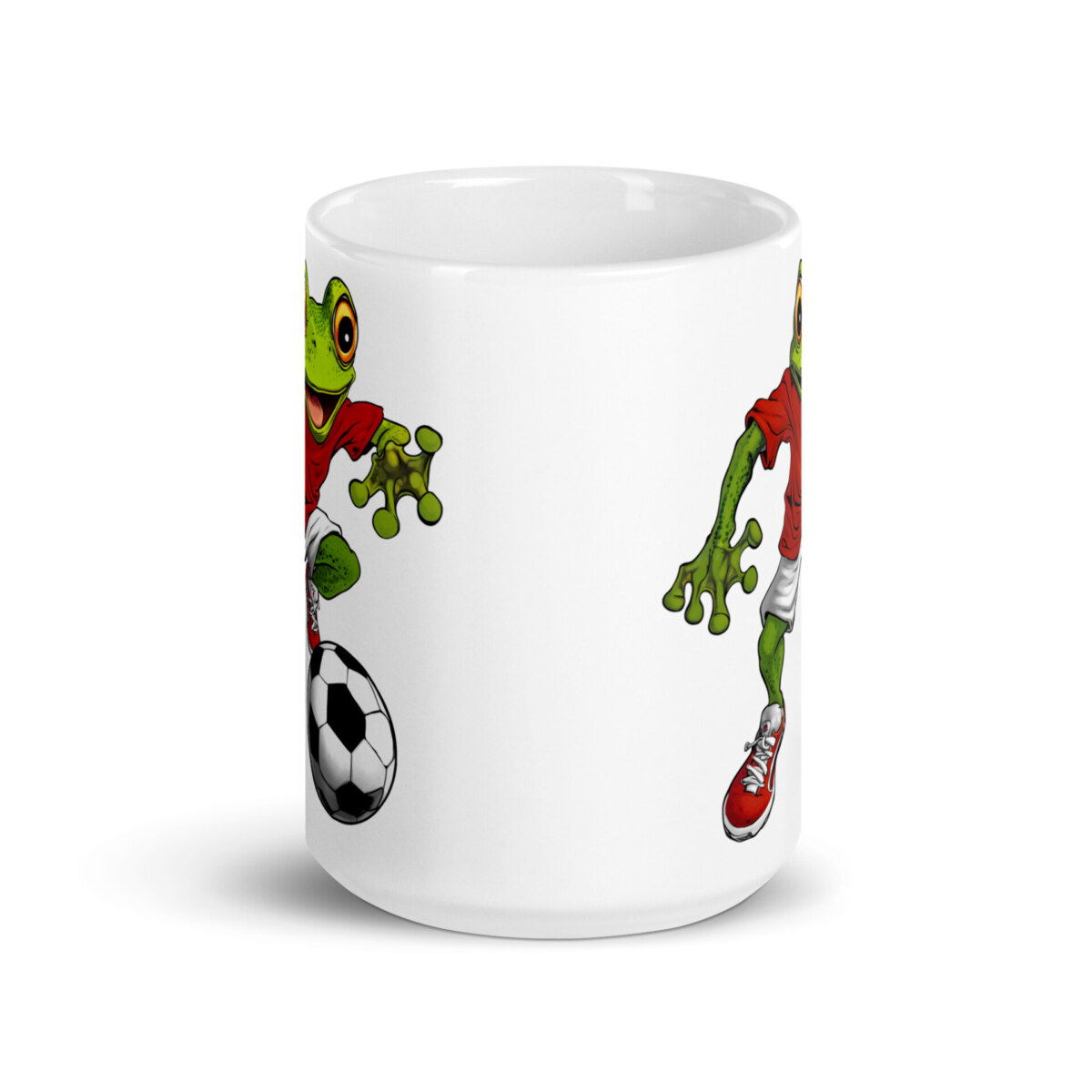 Fussballer Frosch Tasse