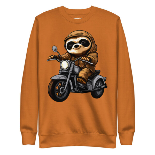 Motorrad Faultiere Maenner Pullover Adobe