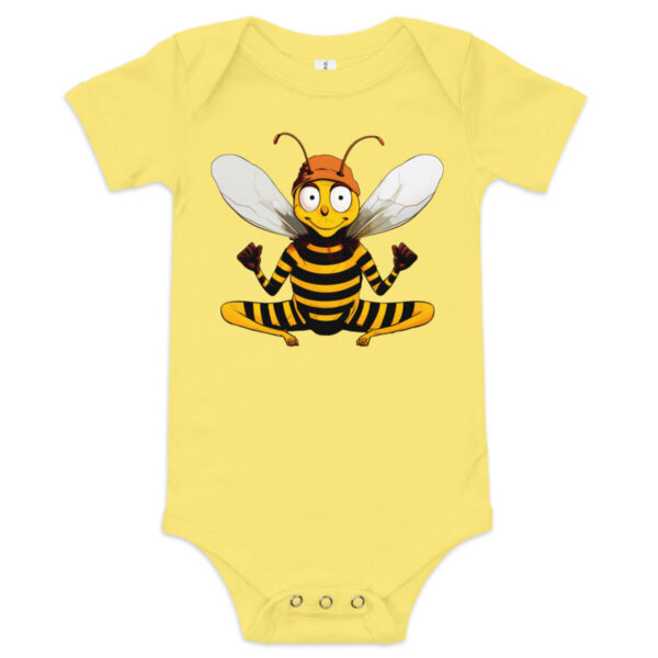 Bee Yoga Babybody Gelb
