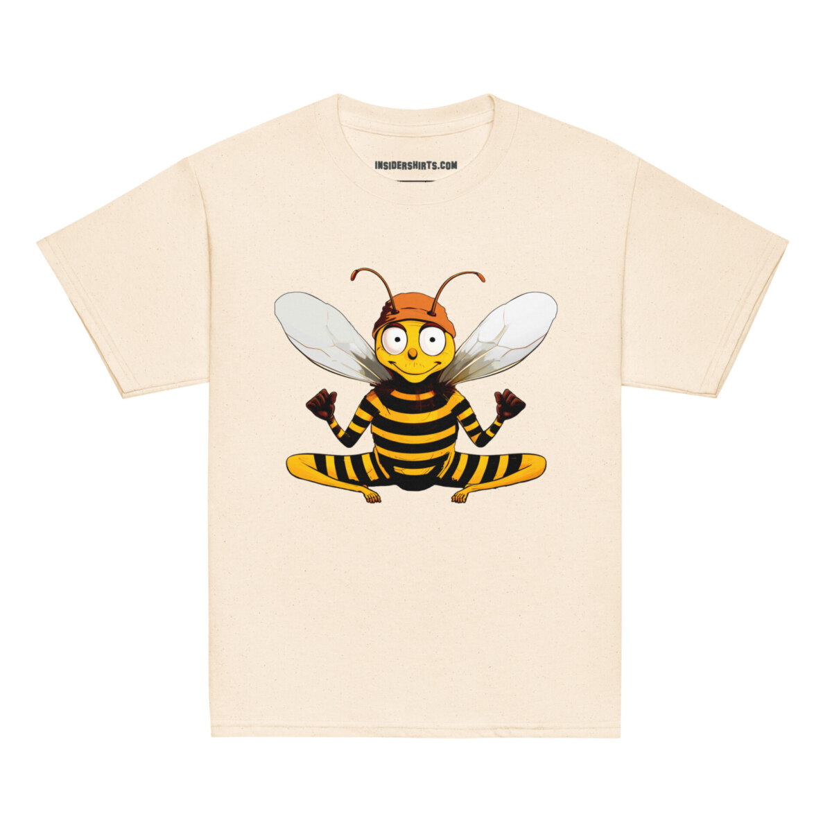 Bee Yoga Kinder T Shirt Natuerlich