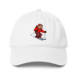 Biber Ski Baseball Cap Weiss