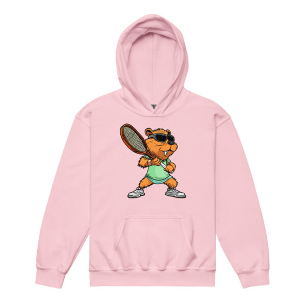Biber Tennis Kinder Kapuzenpulli Hellpink