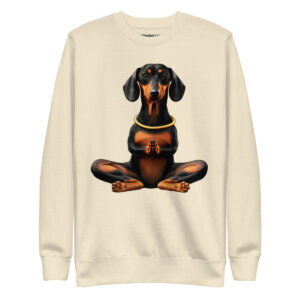 Dackel Yoga Doga Frauen Pullover Bone