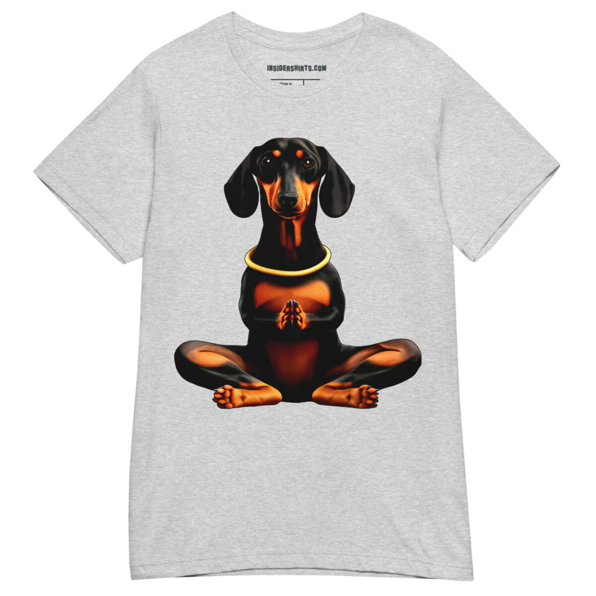 Dackel Yoga Doga Frauen T Shirt Rs Sport Grey