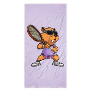 Tennis Biber Badetuch