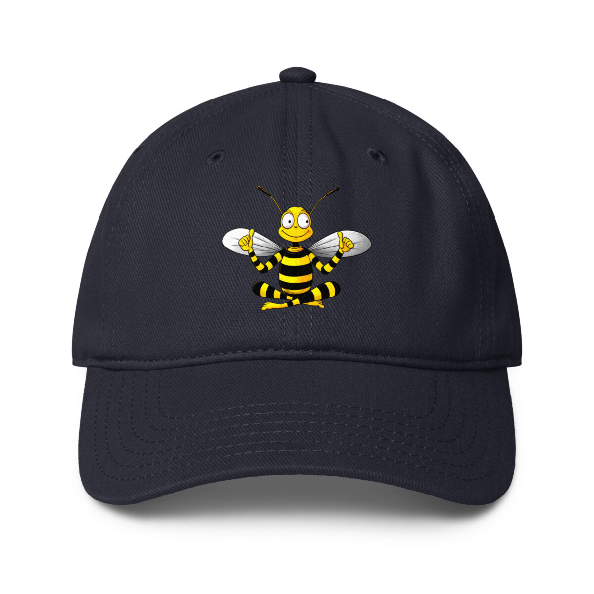 Yoga Biene Baseball Cap Dunkles Navy