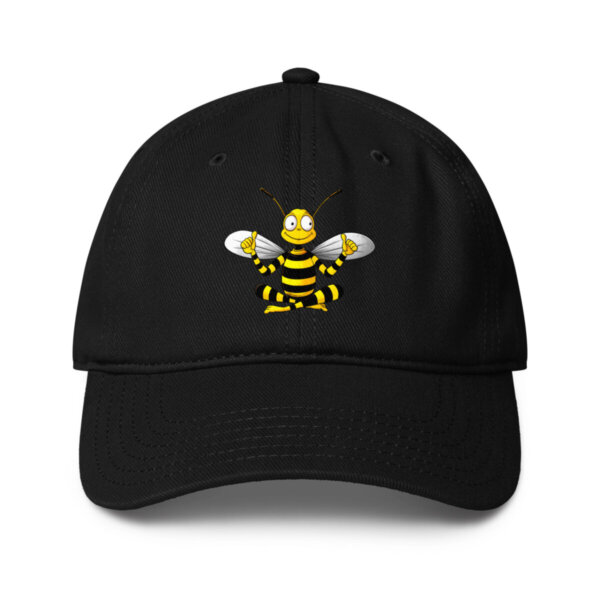 Yoga Biene Baseball Cap Schwarz